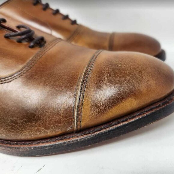 Men\'s 8 3E (X-Wide) Allen Edmonds Park Avenue oxfords in Walnut Brown 5956 main image 11